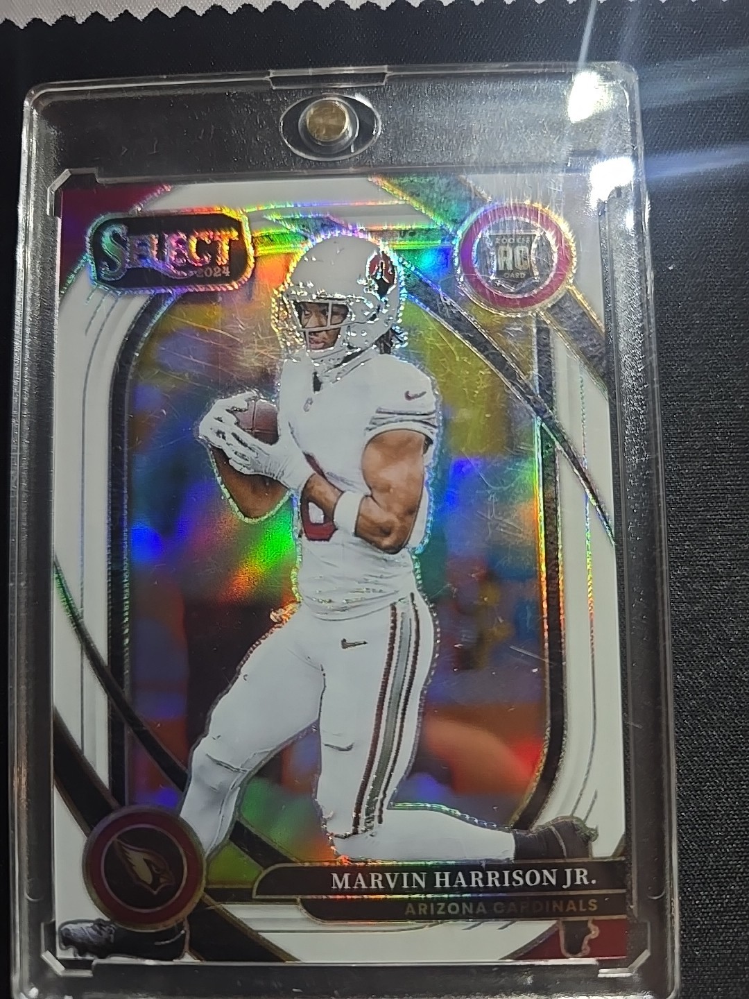 2024 Panini Select Club Level Marvin Harrison Jr. #219 White Prizm /35 (RC)