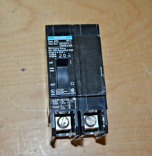 SIEMENS 20 AMP 2 POLE BOLT-ON CIRCUIT BREAKER 480Y/277 VAC 250 VDC BQD220 TESTED