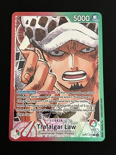 Trafalgar Law (002) (Parallel) OP01-002 Romance Dawn Foil