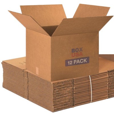 BOX USA Large Moving Boxes 20'' x 20'' x 15'' (12 Pack) - Corrugated Cardboard B...