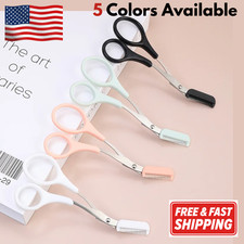 Eyebrow Trimmer Scissors with Comb Grooming Set Facial Hair Shaver Makeup Tool