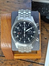 IWC Pilot Automatic Chronograph Stainless Steel Men’s 42mm Watch IW371704 B&P