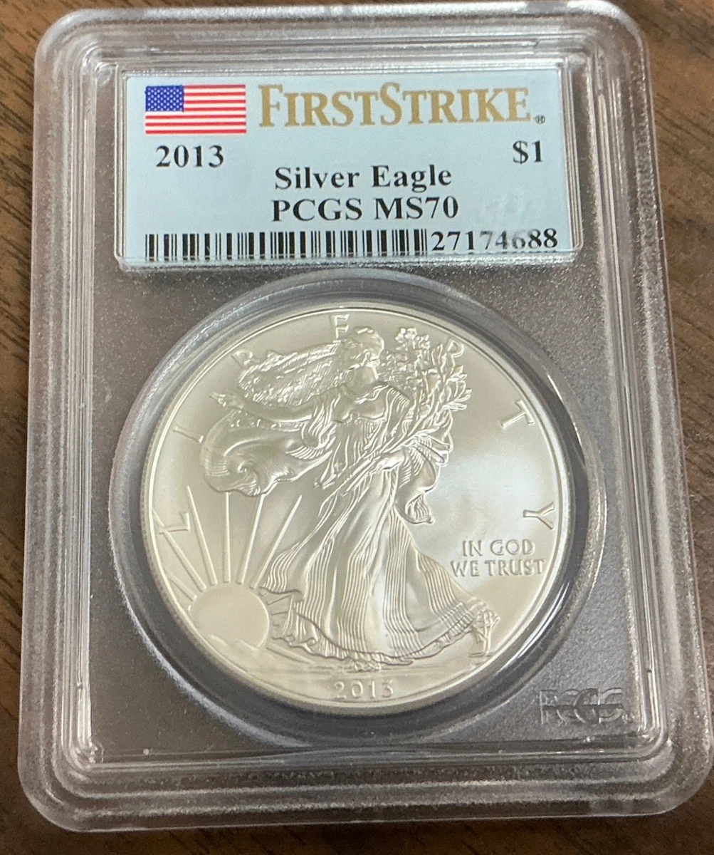 American Eagle MS 70 Graded 2013 Silver Bullion Coins for sale | eBay