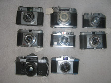 Vintage Cameras - Praktika, Kodak, Pentona, Ilford, Halina
