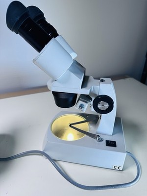 Am Scope SE306 Binocular Stereo Microscope dual light tested