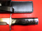 CUSTOM MADE GIL HIBBEN SHEATH KNIFE NOS NEW MINT UNUSED VINTAGE COLLECTIBLE RARE — photo 3