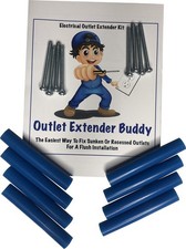 Outlet Extender by Outlet Extender Buddy Electrical Box Extender Kit 8