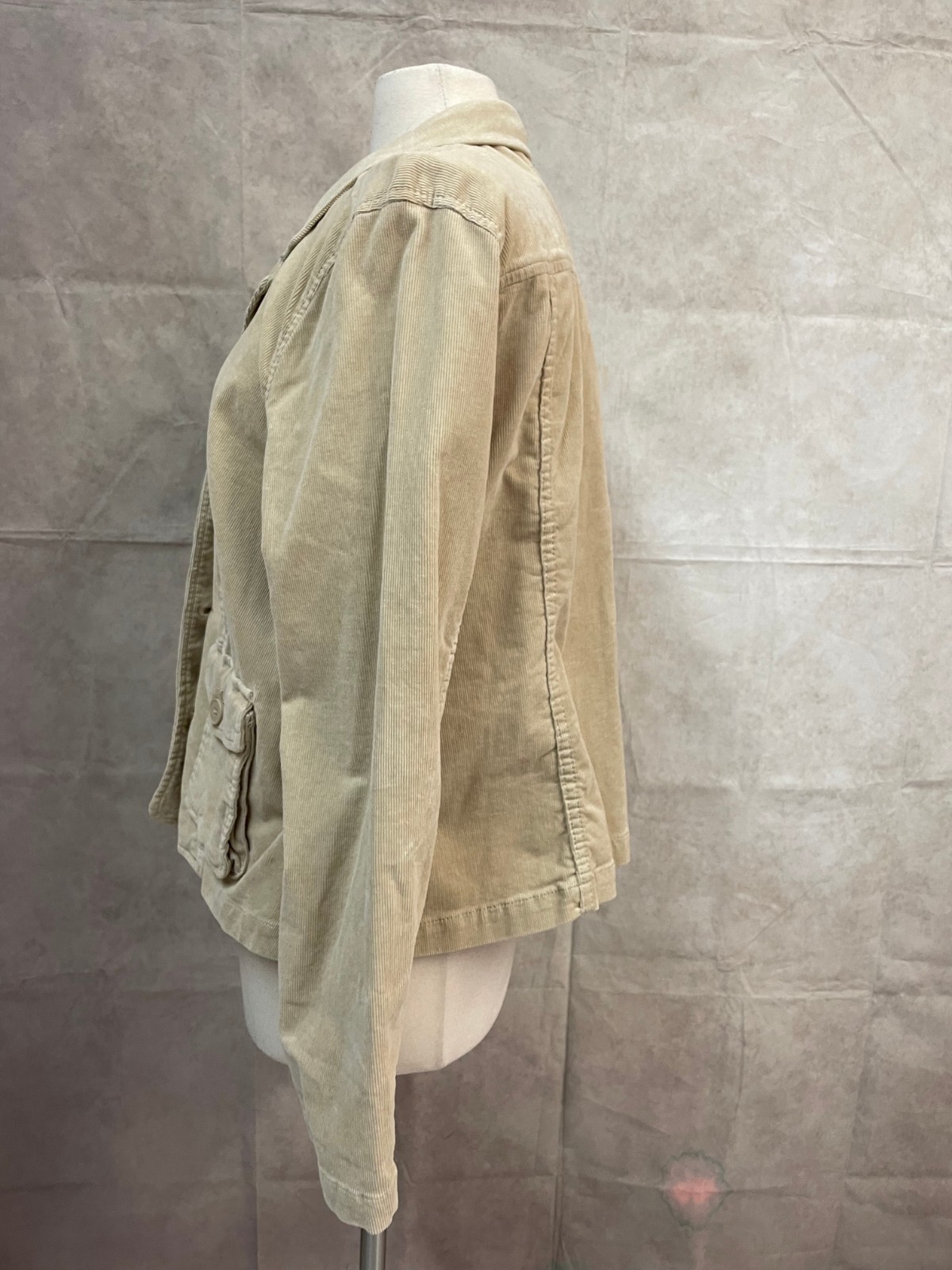 Relativity Women's Button Front Jacket Beige Size… - image 2