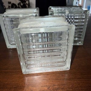 3- Ribbed Glass Glass Blocks