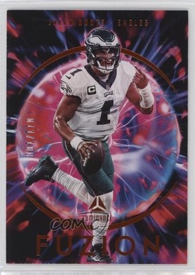 2023 Panini Luminance Fuzion Orange /100 Jalen Hurts #3 1o8k