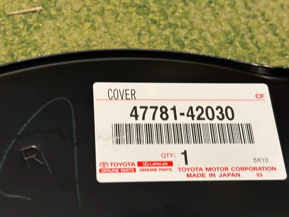 Toyota Genuine RAV4 2001-2005 Front Disc Brake Dust Cover Left Right Pair OEM - Image 4 of 4