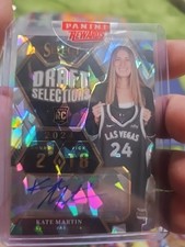 Kate Martin 2024 Panini Select WNBA Draft Selections Cracked Ice