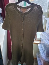 New French Connection Sweater Dress. Small. Olive Green. NWT.          A130