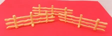 Lot Of 3 Sections Of Vintage  Tim Mee Play Set Fencing Farm Or Ranch