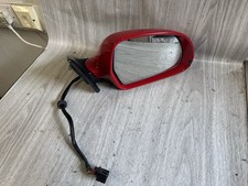 AUDI A5 CONVERTIBLE MK1 DRIVER SIDE ELECTRIC WING MIRROR RED 2012-2016