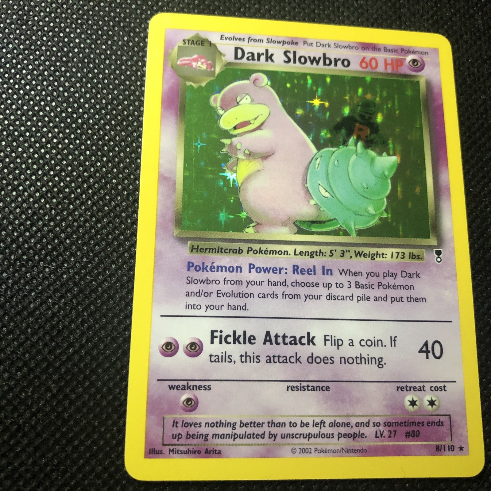 Dark Slowbro - 8/110 - Holo Rare NM