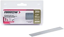 Steel Brad Nails 18 Gauge Three Quarter Inch 2000 Pack