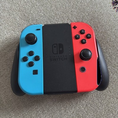 Nintendo Switch Joy-Con Controller Pair - Authentic - w/ Grip - Tested