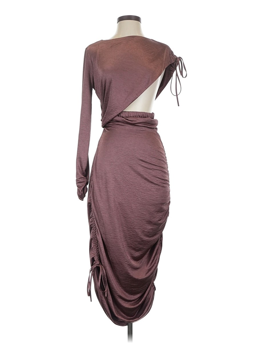 Love, Whit by Whitney Port Women Brown Cocktail Dress XS