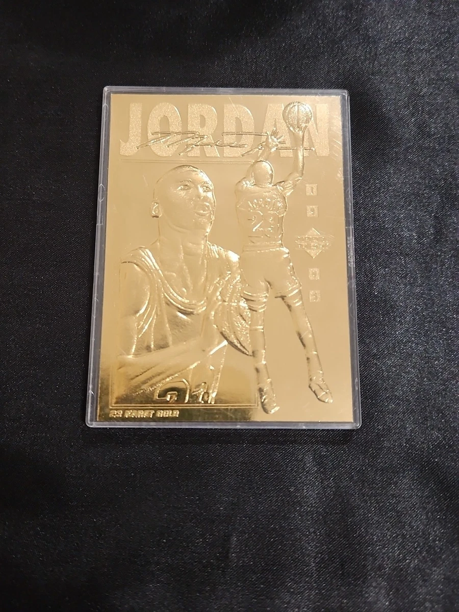 Michael Jordan Karat Gold Card Upper Deck for sale | eBay