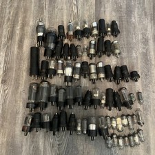 Lot of 70Vintage Radio Vacuum Tubes RCA Sylvania GE many brands represented