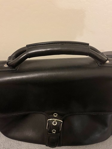 Coach Aktentasche/ Schultertasche Leder schwarz - Bild 4 von 14