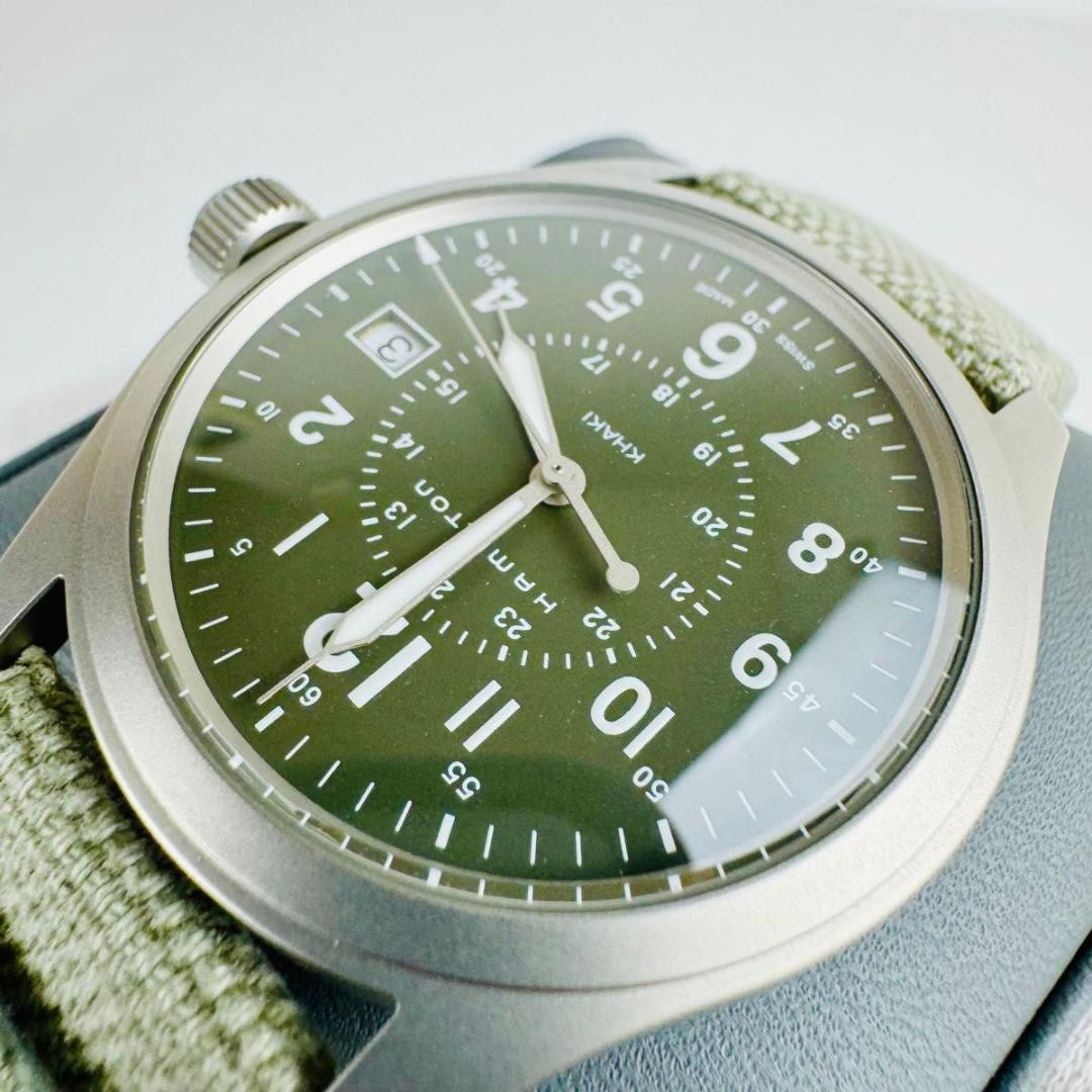 Hamilton Khaki Field Quartz Green Dial H68201963 38mm Watch Hamilton Khaki Field Quartz Green Dial H68201963 38mm Watch