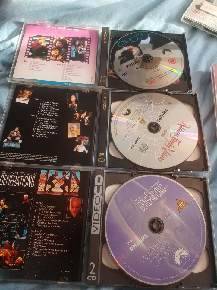 Philips Video CD VCD Bundle - Top Gun, Ghost, PAL Widescreen 16:9 English - Image 4 of 4