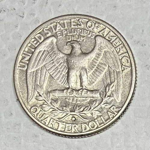 1932-D Washington Quarter, AU Details, Cleaned, Key Date Only 436,800 Minted! - Picture 2 of 2