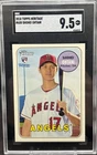 Shohei Ohtani 2018 Topps Heritage RC #600 Rookie Card SGC 9.5 Angels BW3
