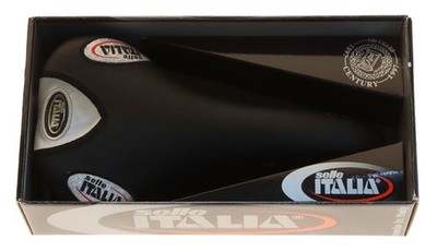 Selle Italia ProLink Saddle Manganese Rails Black Smooth Leather
