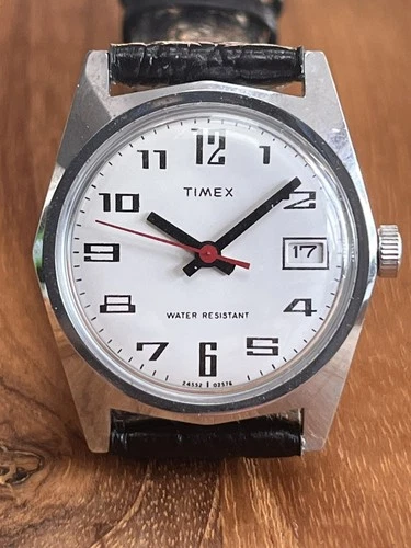 1977 Vintage Timex Sprite manual date watch