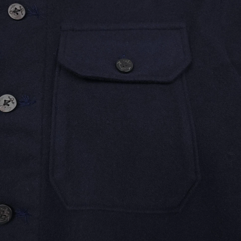 $428 Polo Ralph Lauren Wool Blend Utilitarian Twill Shirt Jacket Mens Medium - Image 4 of 4