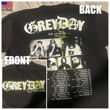 New Apparel Grey Day 2025 Tour Dates Reprint T-Shirt Two Sided Concert Merch