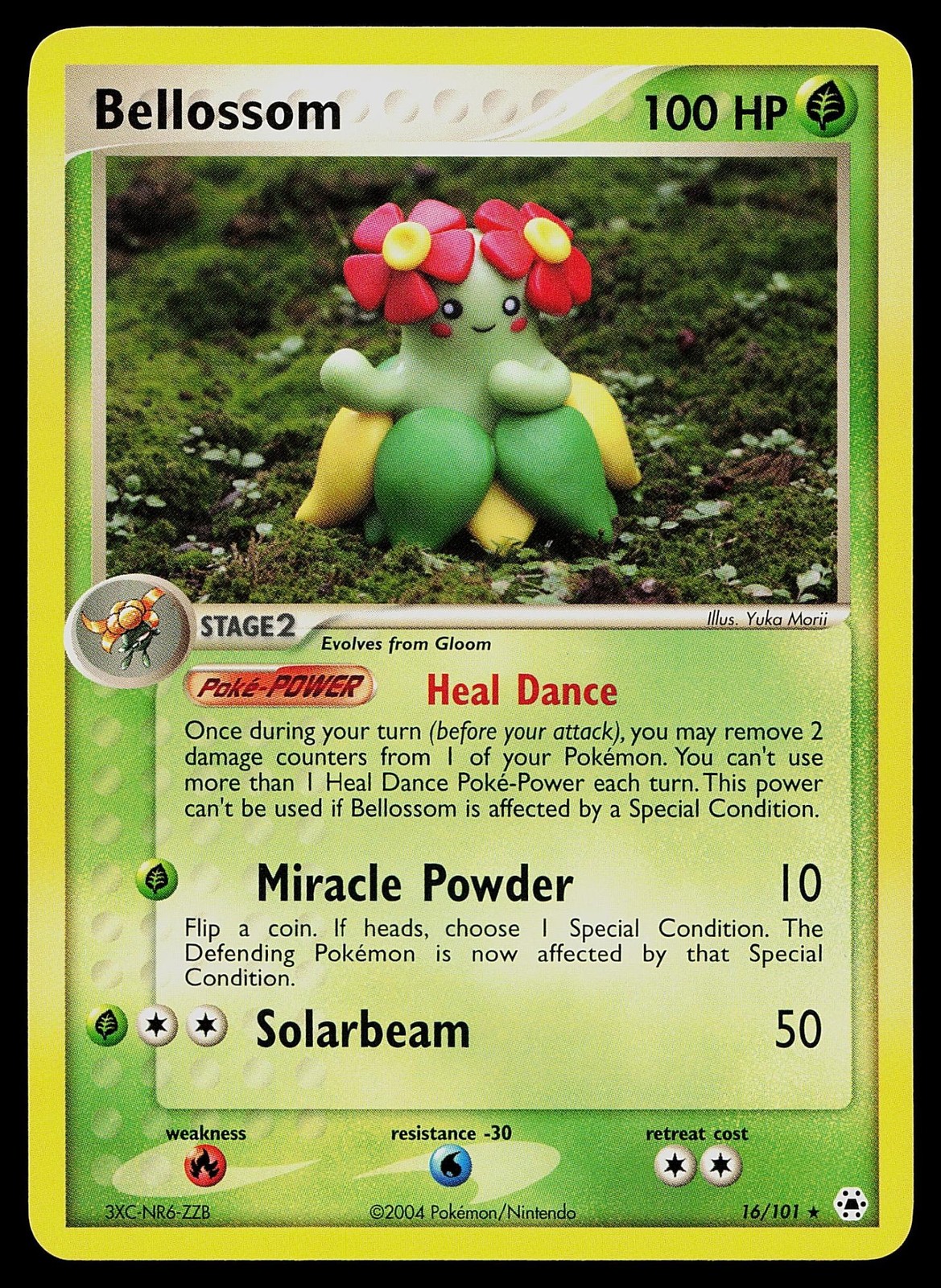 Pokemon Card - Bellossom Hidden Legends 16/101 Rare