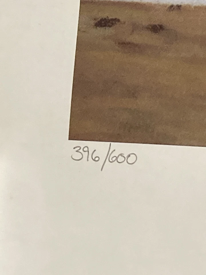 Litografía limitada de colección Joe DiMaggio 397 de 600 Yankees de Nueva York Andy Jurinko 1995 Foto 4 de 4