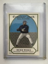 2005 Topps Cracker Jack Rickie Weeks Mini Blue #179 /50 SP Milwaukee Brewers