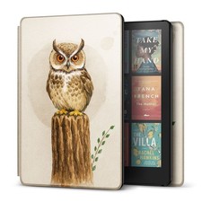 Case for Kindle Paperwhite 12th Gen 2024 - Slim Smart Auto Sleep Cover, Owl