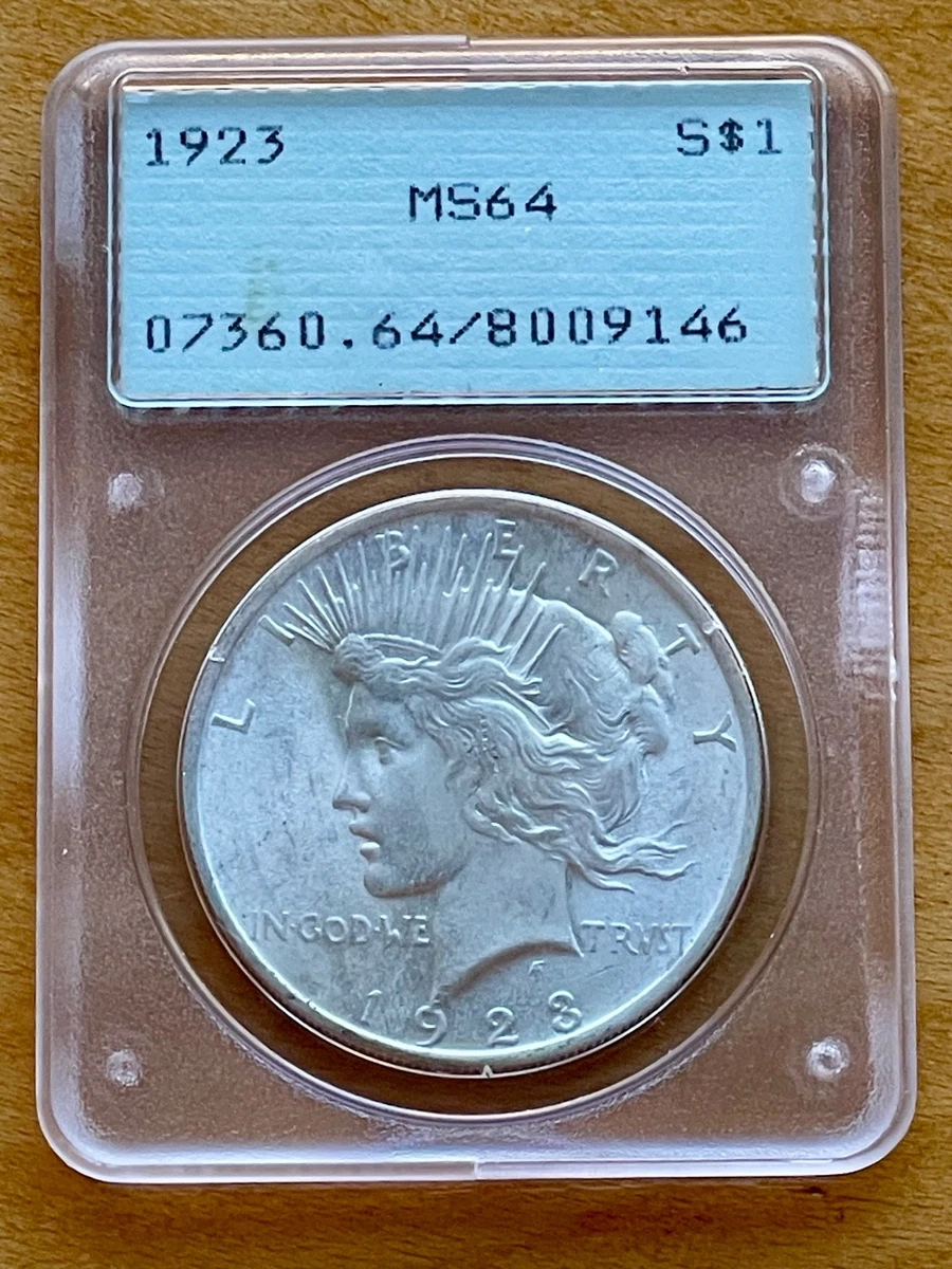 MS 64 Graded 1923 Year Peace Dollars (1921-1935) for sale | eBay