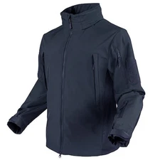 CONDOR OUTDOOR PRODUCTS 609-006-XL SUMMIT ZERO SOFTSHELL JACKET, NAVY BLUE, XL