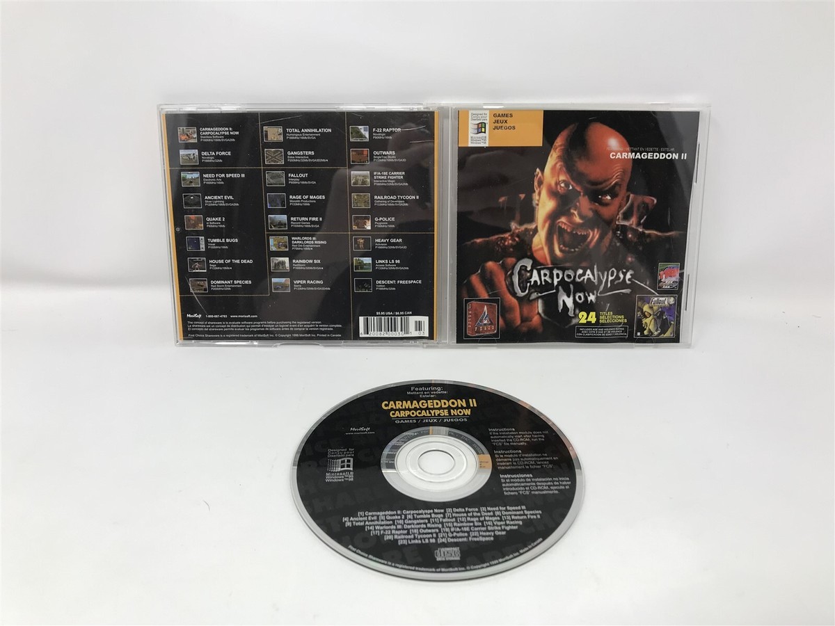 Carmageddon II Carpocalypse Now 24 Titles - PC GAME - Fallout