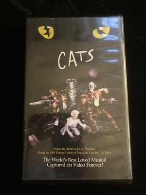 Cats - VHS - New - Clamshell  - Andrew Lloyd Webber
