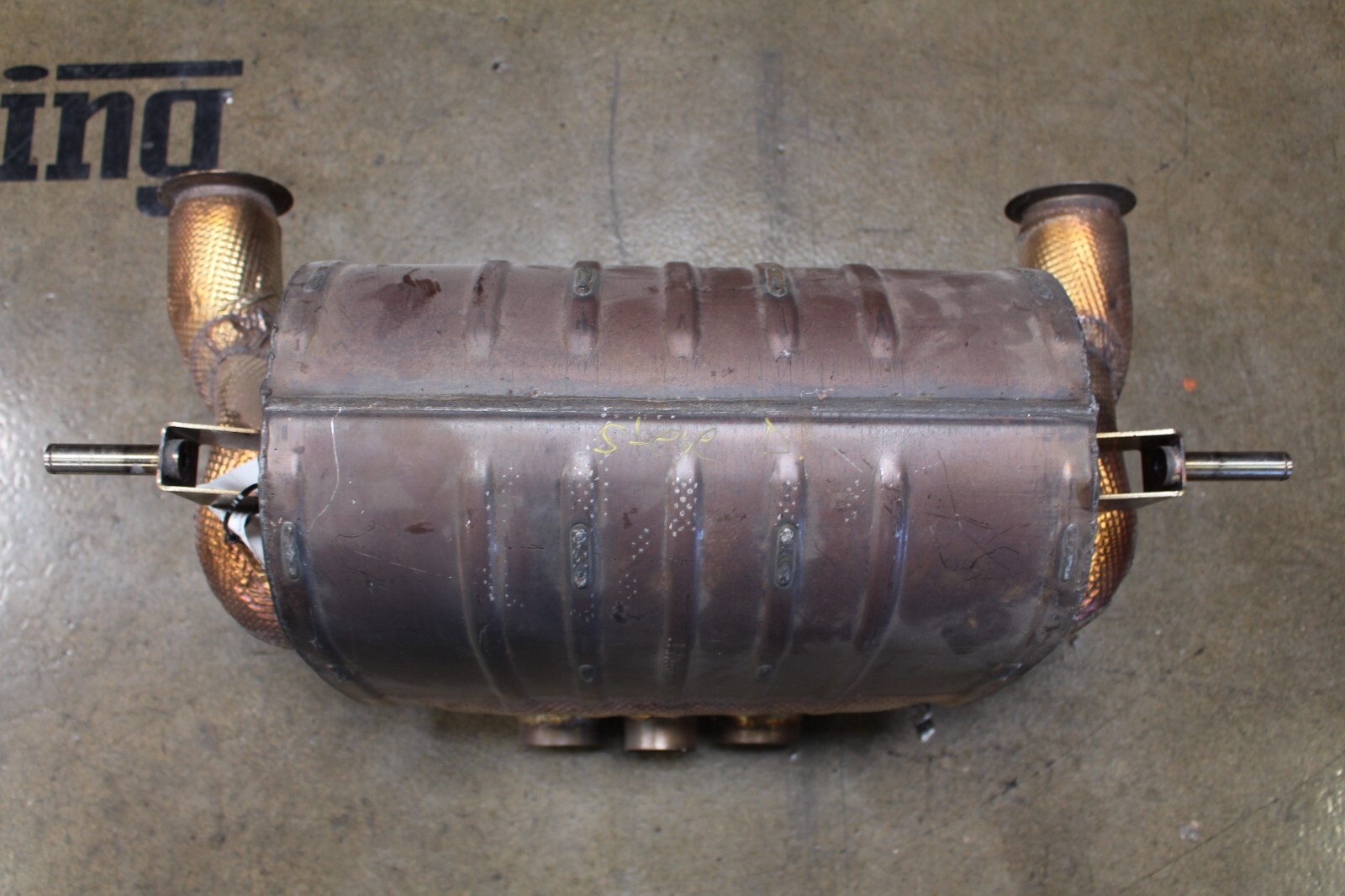 Lamborghini Aventador LP740, Exhaust Muffler, Used, P/N 470251051L
