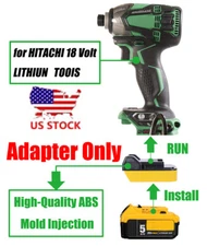 1x for Dewalt 20V MAX XR Battery Convert To fits Hitachi 18V Drill Tools Adapter
