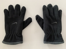 Nike Youth Black Fleece Gloves Kids one size fits most. NWOT