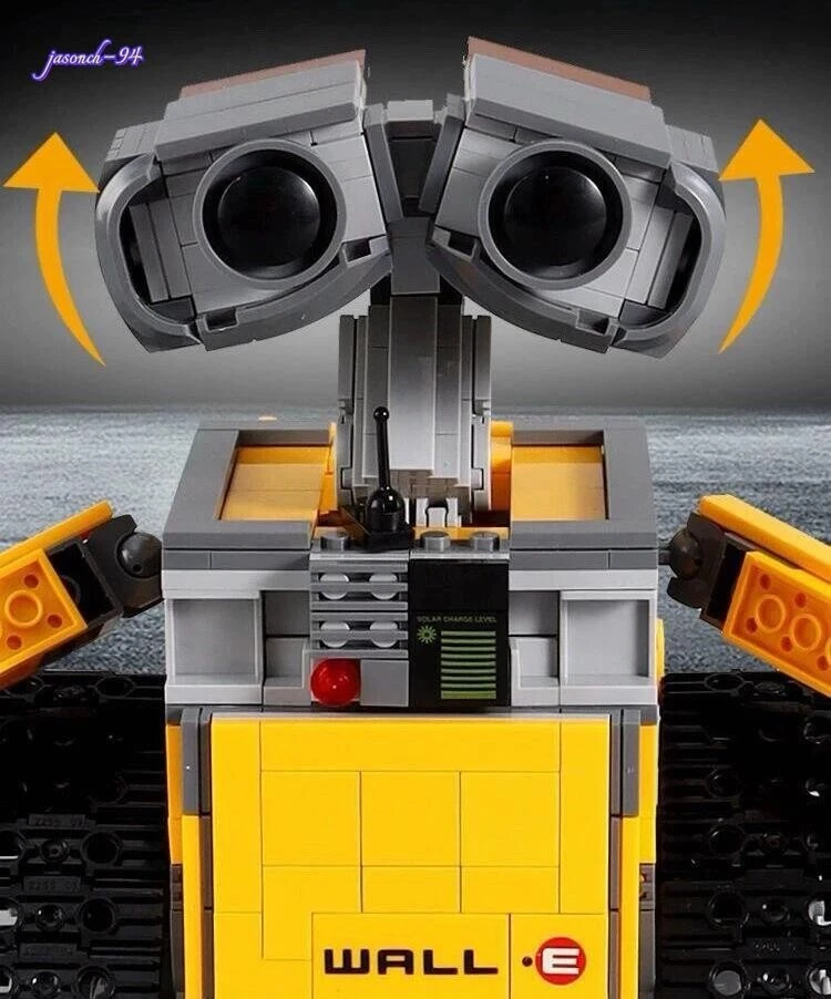 WALL-E Robot Collectible Ornaments Building Blocks Puzzle Toys 687pcs - Image 3 of 4