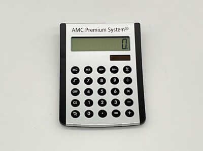 M-Abacus Taschenrechner Solar Rechner 9cm 13cm