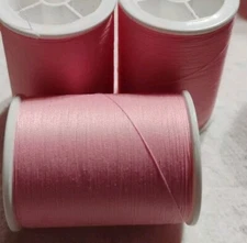 Coats & Clark Dual Duty Sewing Poly Thread Lot 3 spools 280 yd ea BUBBLEGUM PINK