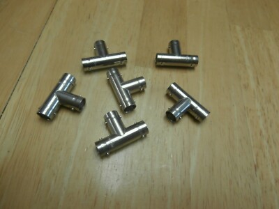 LOT/6 BNC TEE ADAPTORS 3 FEMALES