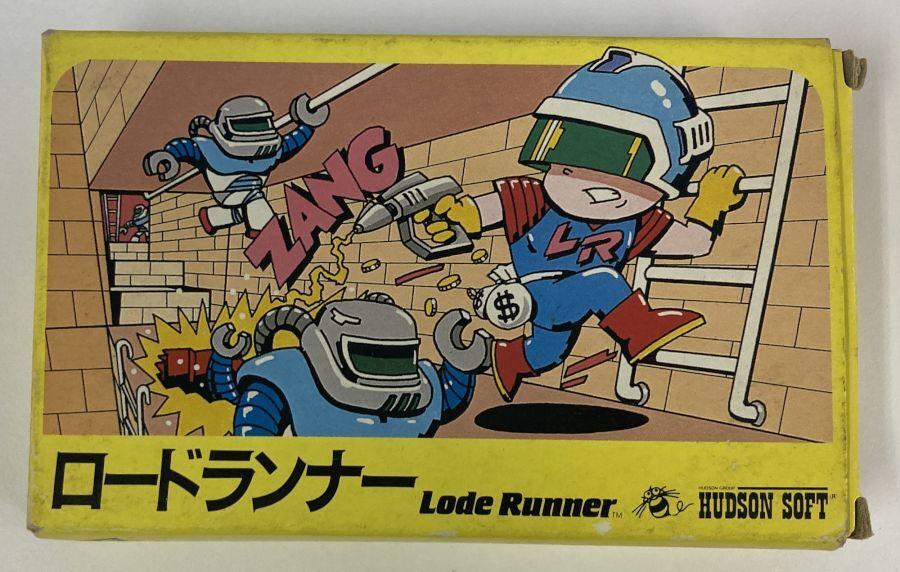 Nintendo Famicom FC Lode Runner Japan Version w/ Box and Manual